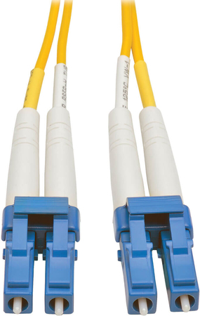 Tripp Lite 1M Duplex Singlemode 9/125 Fiber Optic Patch Cable LC/LC 3' 3ft 1 Meter - Patch-Kabel - LC Single-Modus (M) zu LC Single-Modus (M) - 1 m - Glasfaser - Duplex - 9/125 Mikrometer - Gelb von Tripp Lite