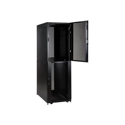 Tripp Lite 42U Rack Enclosure Server Cabinet Co-Location w/Doors&Sides 1360 kgs Capacity (SR42UBCL) von Tripp Lite