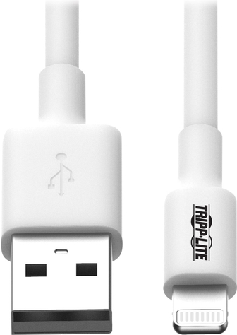 Tripp Lite 6ft Lightning USB/Sync Charge Cable for Apple Iphone / Ipad White 6' - Daten-/Netzkabel - USB männlich zu Lightning männlich - 1.83 m - weiß von Tripp Lite