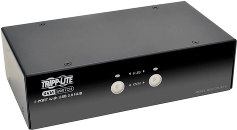 Tripp Lite B004-DPUA2-K Tastatur/Video/Maus (KVM)-Switch Schwarz (B004-DPUA2-K) von Tripp Lite