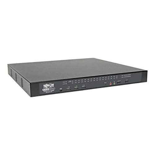 Tripp Lite B064-032-01-IPG NetDirector Cat5-KVM-over-IP-Switch mit 32 Anschlüssen – Virtuelle Medien, 1 externer + 1 lokaler Benutzer, 1 HE Serverschrank, TAA von Tripp Lite