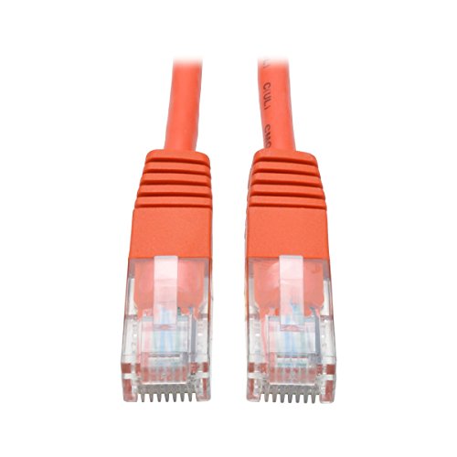 Tripp Lite Cat5e Patchkabel (RJ45 M/M, 350 MHz, geformt, 4,3 m) Orange (N002-014-OR) von Tripp Lite