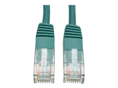 Tripp Lite Cat5e Patchkabel (RJ45 M/M, 350 MHz, geformt, 7,6 m), Grün von Tripp Lite