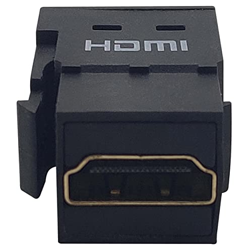 Tripp Lite HDMI Keystone Panel Mount Coupler (F/F), 8k Video @ 60Hz (4:4:4), HDCP 2.2, schwarz, (P164-000-KPBK8K) von Tripp Lite