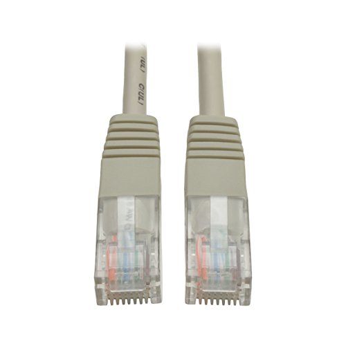 Tripp Lite N002-050-GY Cat5e 350 MHz anvulkanisiertes (UTP) Ethernet-Kabel (RJ45 Stecker/Stecker) - Grau, 15,24 m von Tripp Lite
