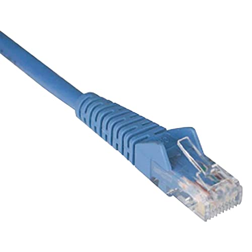 Tripp Lite N201-100-BL Cat6-Gigabit-Ethernet-Kabel (UTP) hakenlos, anvulkanisiert (RJ45 Stecker/Stecker), Blau, 30,5 m von Tripp Lite