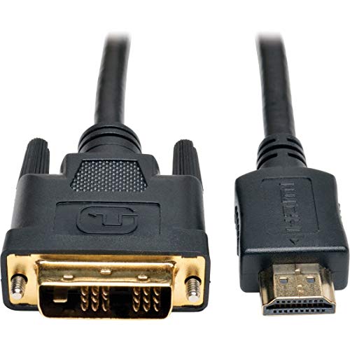 Tripp Lite P566-010 HDMI-auf-DVI-Kabel, Digital-Monitor-Adapter-Videokonverterkabel (HDMI zu DVI-D M/M), 3 m von Tripp Lite
