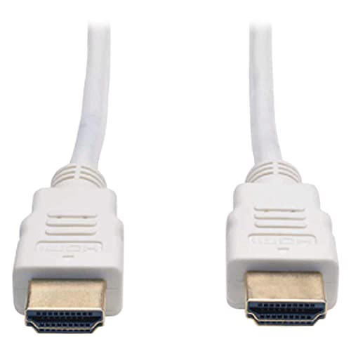 Tripp Lite P568-006-WH Tripp Lite Hochgeschwindigkeits-HDMI-Kabel, Greiferstecker, 4K (Stecker/Stecker), Weiß, 1,8 m (P568-006-WH) von Tripp Lite
