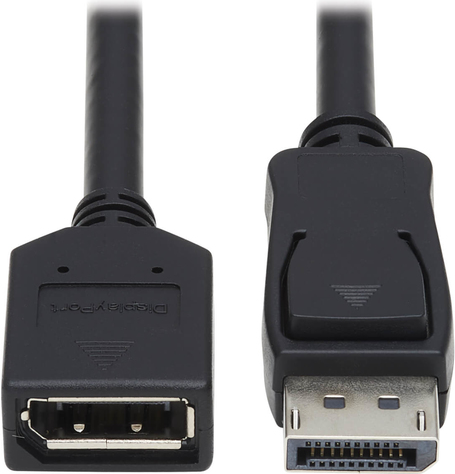 Tripp Lite P579-015 DisplayPort-Verlängerungskabel mit Verriegelung - 4K bei 60 Hz - HDCP 2.2 (Stecker/Buchse) - 4,57 m (P579-015) von Tripp Lite
