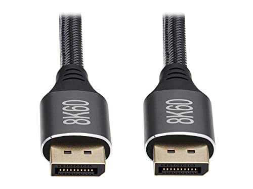 Tripp Lite P580-009-8K6 DisplayPort 1.4 Cable - 8K UHD @60 Hz, HDR, HBR3, HDCP 2.2, 4:4:4, BT.2020, Stecker/Stecker, schwarz, 2,7 m Tripp Lite P580-009-8K6 DisplayPort 1.4 Cable - 8K UHD @60 Hz, HDR, HBR3, HDCP 2.2, 4:4:4, BT.2020, Stecker/Stecker, schwarz, 2,7 m von EATON