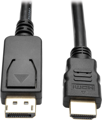 Tripp Lite P582-006-V2-ACT DisplayPort 1.2 auf aktives HDMI-Adapterkabel - DP mit Verriegelungen auf HDMI (Stecker/Stecker) - UHD 4K - 1,83 m (P582-006-V2-ACT) von Tripp Lite