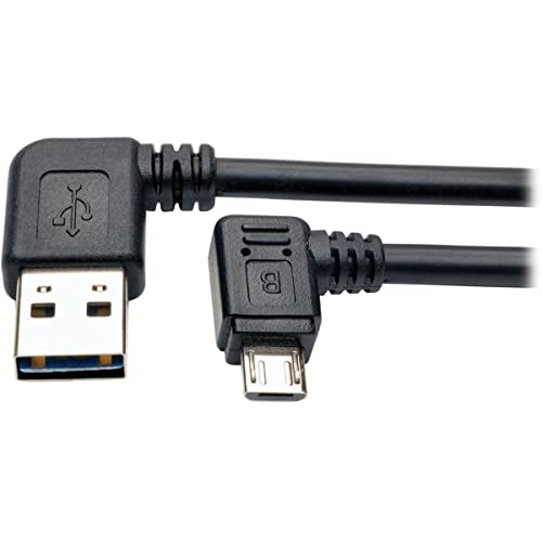 Tripp Lite Reversibles USB-Ladekabel links rechts A auf rechts 5-Pin Mikrofon B (UR05C-003-RARB) von Tripp Lite
