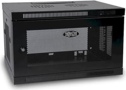 Tripp Lite SRW6U SmartRack Switch-Depth (nutzbare Tiefe: 16.5 - 41,9 cm) 6-HE-Server-Schrank im platzsparendem Profil, Rack-Gehäuse mit Wandhalterung, schwarz (SRW6U) von Tripp Lite