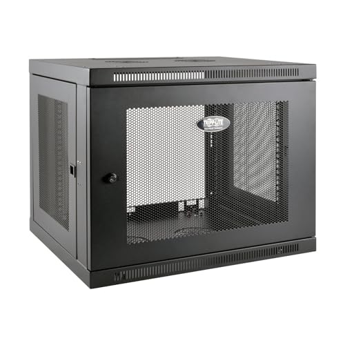 Tripp Lite SRW9UDP SmartRack tiefenverstellbarer (Switch-Depth-Plus) 9-HE-Schrank mit flachem Profil und Wandhalterung von Tripp Lite