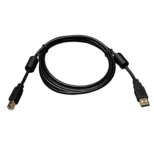 Tripp Lite U023-006 USB 2.0 A/B-Kabel mit Ferrit-Drosseln (Stecker/Stecker), 1, 83 m Kabellänge für PC und Netzwerk von Tripp Lite