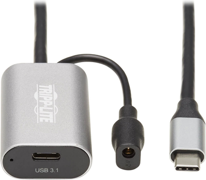 Tripp Lite U330-05M-C2C Aktives USB-C-Verlängerungskabel - USB-C auf USB-C (Stecker/Buchse) - USB 3.1 Gen 1 - nur Daten - 5 m) (U330-05M-C2C) von Tripp Lite