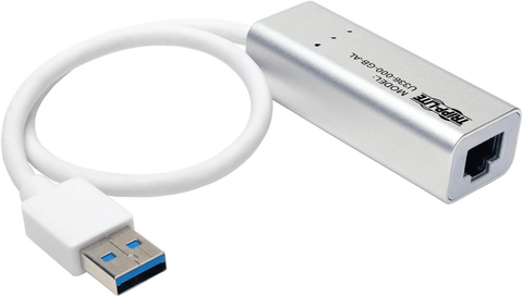 Tripp Lite U336-000-GB-AL USB 3.0 SuperSpeed zu Gigabit-Ethernet NIC Netzwerkadapter - 10/100/1000 - Plug-and-Play - Aluminium (U336-000-GB-AL) von Tripp Lite