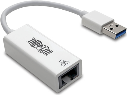 Tripp Lite U336-000-GBW USB 3.0-zu-Gigabit-Ethernet NIC-Netzwerkadapter - 10/100/1000 Mbit/s - weiß (U336-000-GBW) von Tripp Lite