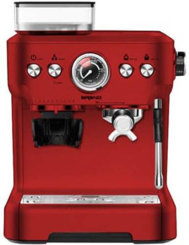 Trisa Barista Plus Espressomaschine Rot 2300W mit Mahlwerk von Trisa