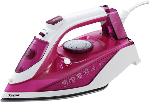 Trisa Comfort Steam i5777 Dampfbügeleisen Pink 2200W von Trisa