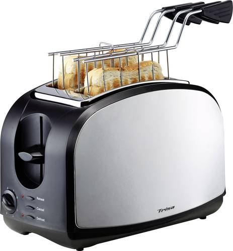 Trisa Crispy Snack Toaster Edelstahl, Schwarz von Trisa