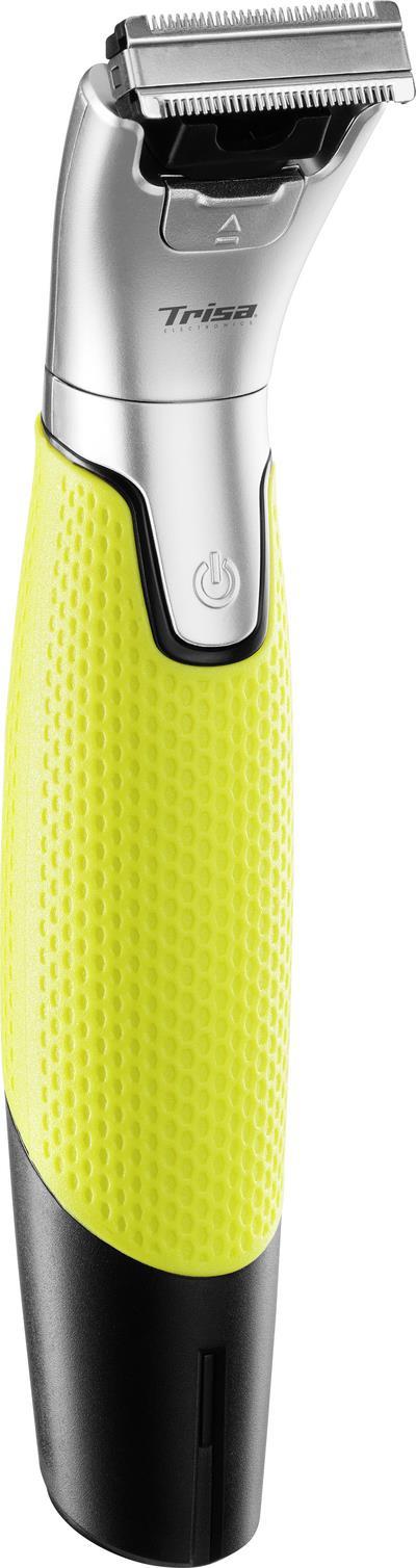 Trisa Vario Blade 2in1. Produktfarbe: Schwarz, Grün, Metallisch, Minimum Haarlänge: 0,5 mm, Maximum Haarlänge: 1 cm. Energiequelle: Batterie/Akku, Betriebsdauer: 60 min, Akku-/Batterietyp: Integrierte Batterie. Kabellänge: 0,55 m, Breite: 35 mm, Tiefe: 40 mm (1720.2420) Trisa Vario Blade 2in1. Produktfarbe: Schwarz, Grün, Metallisch, Minimum Haarlänge: 0,5 mm, Maximum Haarlänge: 1 cm. Energiequelle: Batterie/Akku, Betriebsdauer: 60 min, Akku-/Batterietyp: Integrierte Batterie. Kabellänge: 0,55 m, Breite: 35 mm, Tiefe: 40 mm (1720.2420) von Trisa