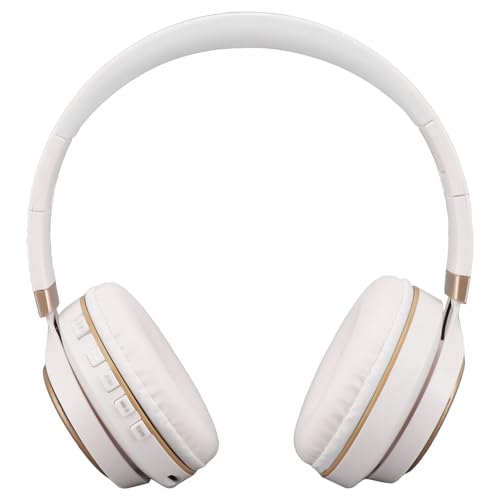 Trisar Kabelloses Headset, rutschfest, Leicht, Perfekte Passform, Headset USB (White) von Trisar