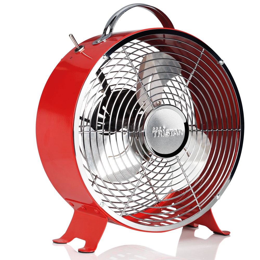 Trendiger Retro-Ventilator in rot Tristar VE-5963 von Tristar