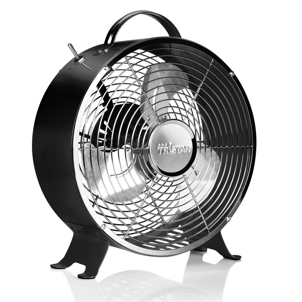 Trendiger Retro-Ventilator in schwarz Tristar VE-5966 von Tristar