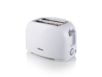 Tristar BR-1013 Toaster, 2 Scheibe(n), Weiß, Kunststoff, Drehregler, 800 W, 135 x 33 mm von Tristar