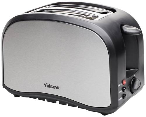 Tristar BR-1022 Toaster mit Brötchenaufsatz Grau, Schwarz von Tristar