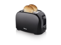 Tristar BR-1025 Toaster, 2 Scheibe(n), Schwarz, Kunststoff, Tasten, Drehregler, 800 W, 980 g von Tristar