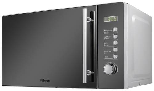 Tristar MW-2705 Mikrowelle Silber 800W Timerfunktion, Grillfunktion, mit Display von Tristar