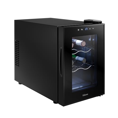 Tristar Thermoelektrischer Weinkühlschrank Grande Saignée, für bis zu 6 Flaschen, leise & stabil, Glastür, 3 Ebenen, LED-Touch-Screen, Innenbeleuchtung, WR-7506 Tristar Thermoelektrischer Weinkühlschrank Grande Saignée, für bis zu 6 Flaschen, leise & stabil, Glastür, 3 Ebenen, LED-Touch-Screen, Innenbeleuchtung, WR-7506 von Tristar