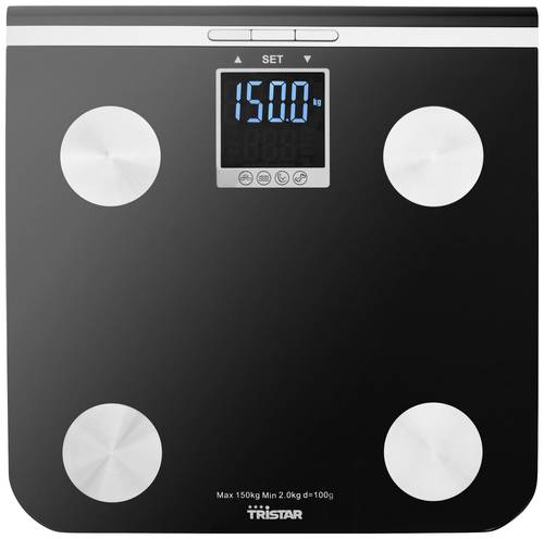 Tristar WG-2424 Analysewaage Wägebereich (max.)=150kg Schwarz von Tristar