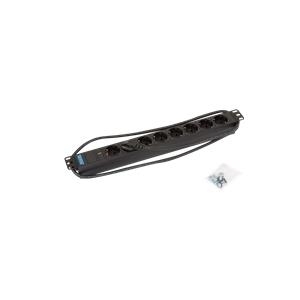 TRITON 48,30cm (19) Steckdosenleiste 8-fach, 1HE, schwarz (RAB-PD-X06-A1) (RAB-PD-X06-A1) von Triton