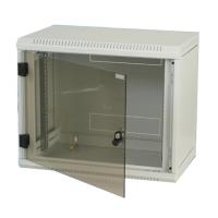 Triton 48,30cm (19) Wandgehäuse Delta B, 1-teilig, 6 HE, 600 x 495 mm, hellgrau RAL 7035 Wandgehäuse mit Vollglastür (RBA-06-AS5-CAX-A1) von Triton