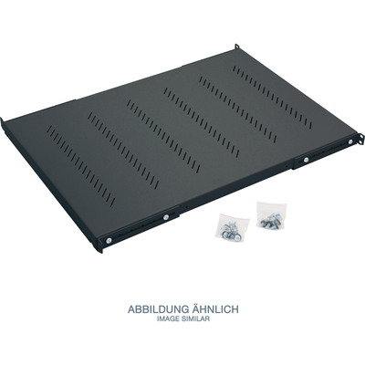 Triton RAB-UP-550-H4 19 Schwerlast-Fachboden, 1HE, 550mm, 150kg, schwarz von Tritón