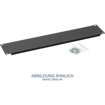 Triton RAB-ZP-X02-A1 19 Blindplatte 2HE, schwarz von Tritón