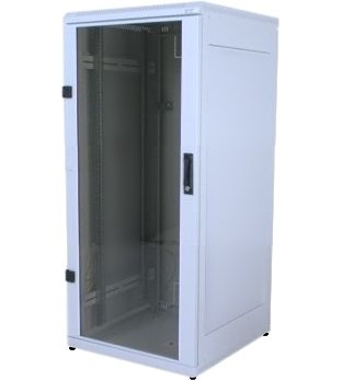 Tritón RMA-27-A88-CAX-A1 48,26 cm (19 Zoll) Netzwerkschrank 27HE, 800 x 800, Glastür schwarz von Triton