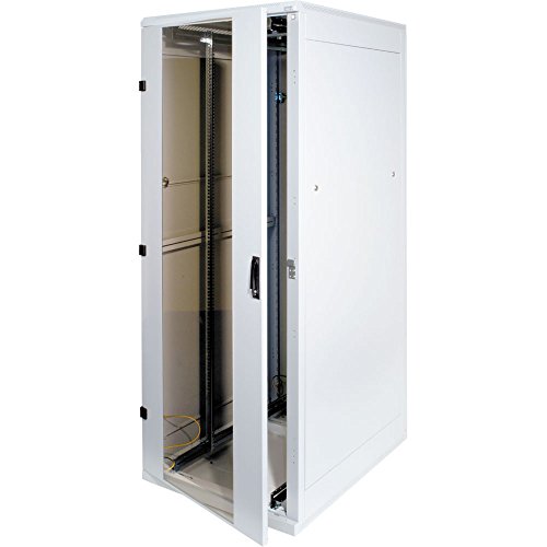 Triton RMA-42-A68-CAX-A1 48,26 cm (19 Zoll) Netzwerkschrank RMA mit Glastür, 42 HE schwarz von Triton