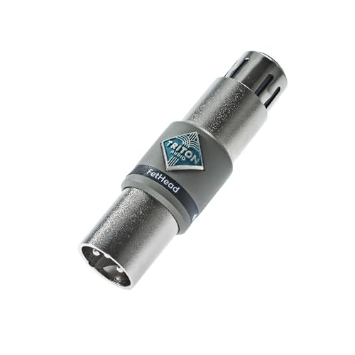 FetHead Hochwertiger Inline-Mikrofonvorverstärker | Extrem rauscharme 27 dB | Verstärkung für dynamische Mikrofone und Bändchenmikrofone | Verbesserte Klangqualität und Signal-Rausch-Verhältnis FetHead Hochwertiger Inline-Mikrofonvorverstärker | Extrem rauscharme 27 dB | Verstärkung für dynamische Mikrofone und Bändchenmikrofone | Verbesserte Klangqualität und Signal-Rausch-Verhältnis von TritonAudio