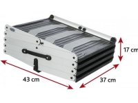 Trixie 4-step foldbar trappe aluminium/plastik/TPR von Trixie