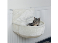 Trixie 43140, Hanging bed for a radiator, plush, 45 × 13 × 33 cm, white von Trixie