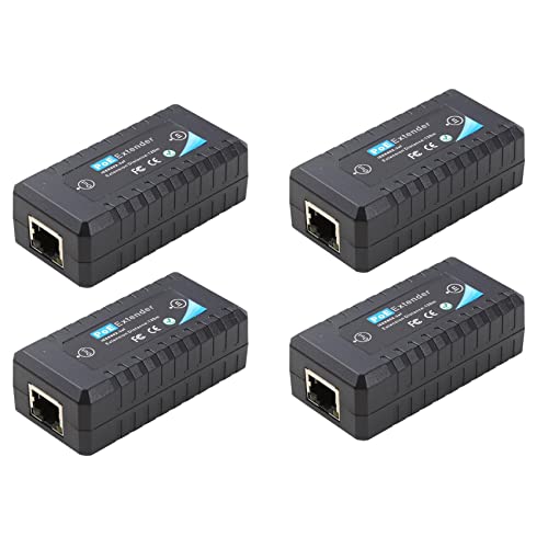 Trjgtas 4X 1 Port POE Extender 10 / 100Mbps mit IEEE 802.3Af Standard Eingang/Ausgang für IP Kamera ÜBertragung Entfernung Trjgtas 4X 1 Port POE Extender 10 / 100Mbps mit IEEE 802.3Af Standard Eingang/Ausgang für IP Kamera ÜBertragung Entfernung von Trjgtas