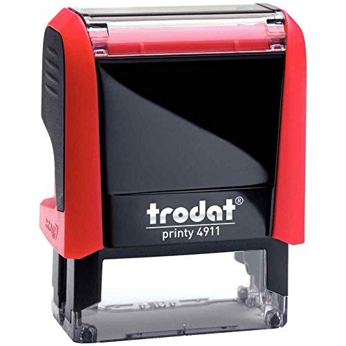 Automatikstempel mit text KOPIE – TRODAT Printy 4911 tinte rot - letzte Generation von Trodat