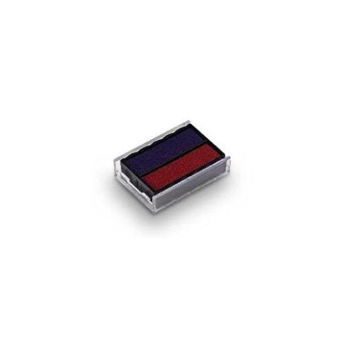 Trodat 10 Stück Kassetten Ersatz-Stempelkissen für Stempel 6/4850/2 zweifarbig blau – rot von Trodat