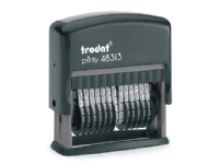 Trodat 48313, Number stamp, 3.8 x 48 mm, Black, Black, 71 mm, 28 mm Trodat 48313, Number stamp, 3.8 x 48 mm, Black, Black, 71 mm, 28 mm von Trodat