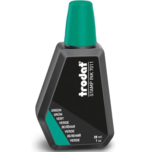 Trodat 7011 Stempelfarbe, 28 ml, Grün von Trodat