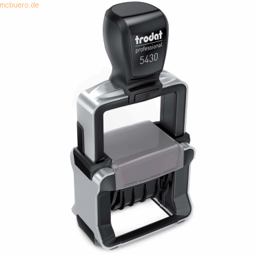 Trodat Datumstempel 5430/L 3 Texte 41x24mm Trodat Datumstempel 5430/L 3 Texte 41x24mm von Trodat
